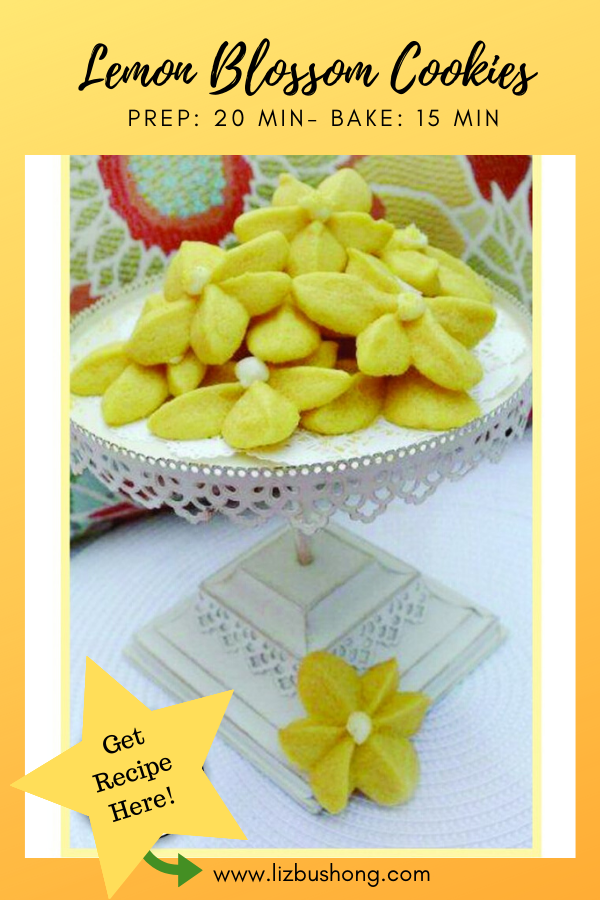 Lemon Blossom Cookie Recipe at Relish Cooking Show lizbushong.com