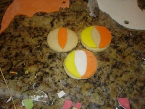 Beach Ball Cookies with Fondant