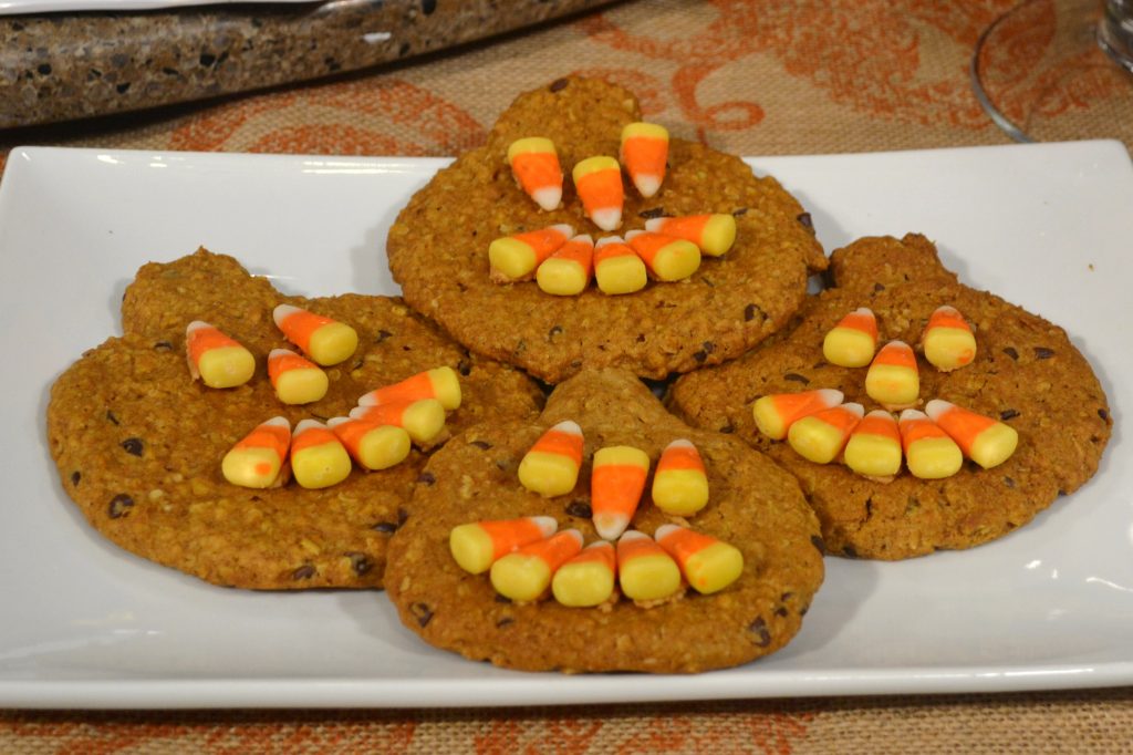 Giant Pumpkin Cookies with Frosting - Liz Bushong