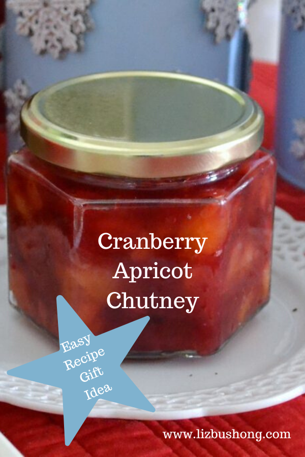 Cranberry Apricot Chutney Recipe LizBushong.com