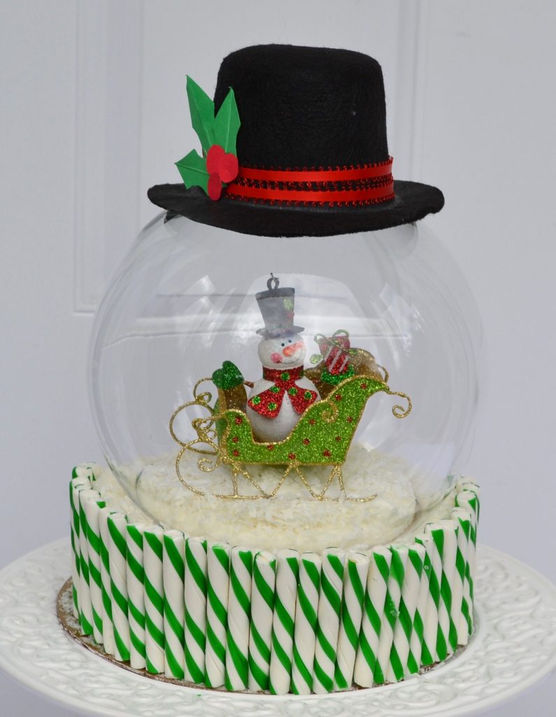 How to make a Snow Globe Cake lizbushong.com