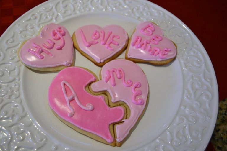 Heart Shaped Butter cookie Recipe Liz Bushong