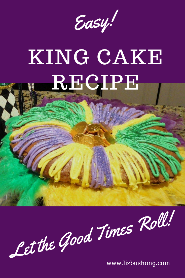 Mardi Gra King Cake-lizbushong.com