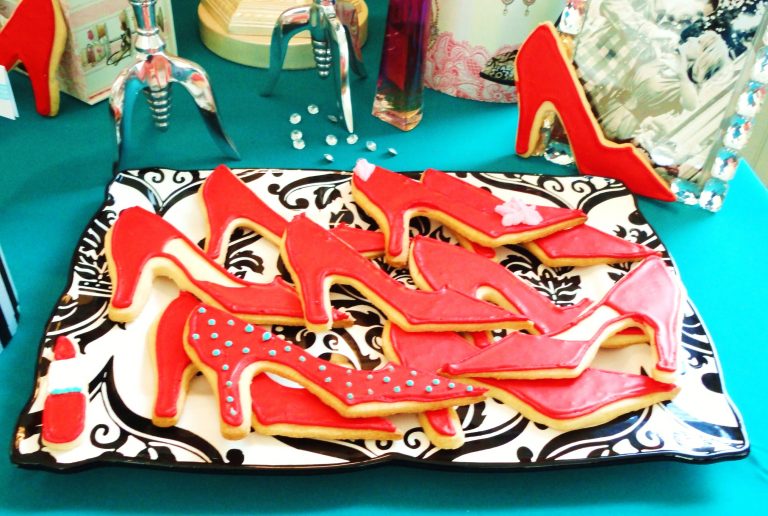 High Heel Butter Cookies with Royal Icing Recipe