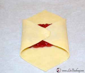 Cherry Pie Pastry envelope second fold