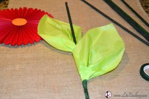 Accordion Pleated Paper Flower Tutorial