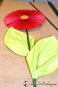 Accordion Pleated Paper Flower Tutorial