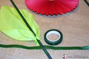 Accordion Pleated Paper Flower Tutorial