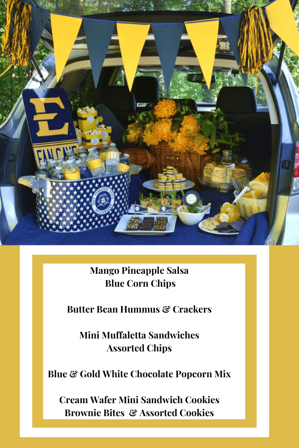 How to Create a Blue & Gold Tailgate with Recipes