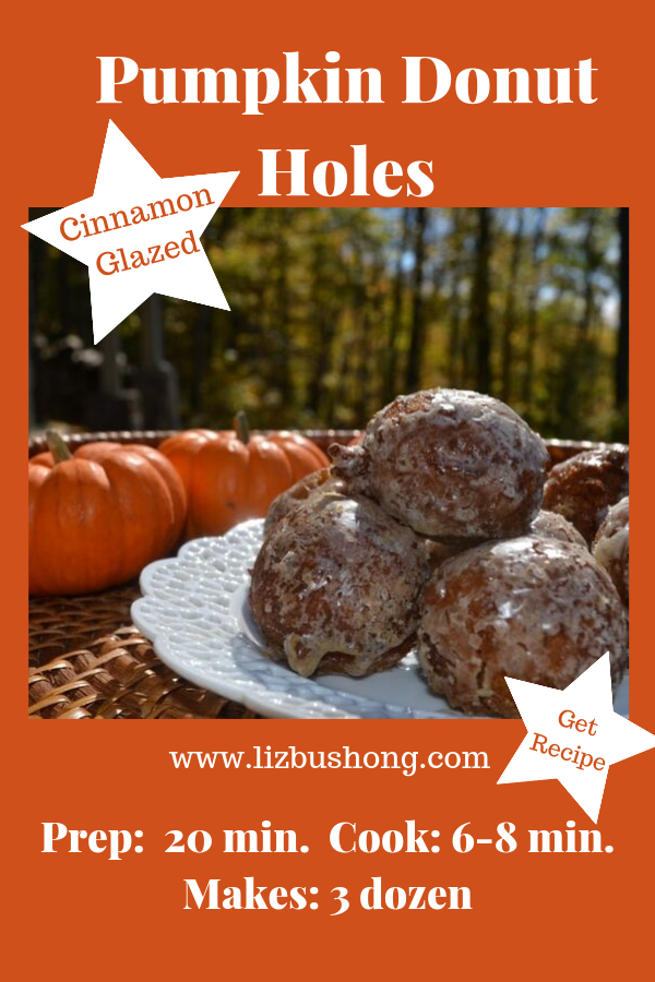 Pumpkin Spice donuts lizbushong.com