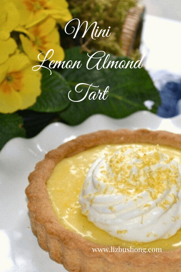 How to make a Mini Lemon Almond Tart lizbushong.com