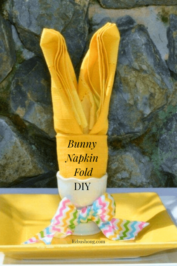 How to make a Bunny Ears Napkin fold tutorial