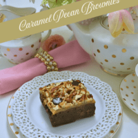 How to Make Caramel Pecan Brownies lizbushong.com