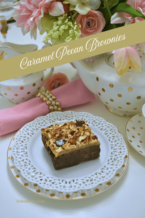 How to Make Caramel Pecan Brownies lizbushong.com