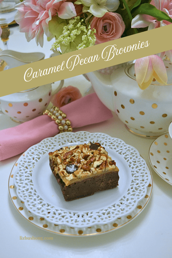 How to Make Caramel Pecan Brownies lizbushong.com