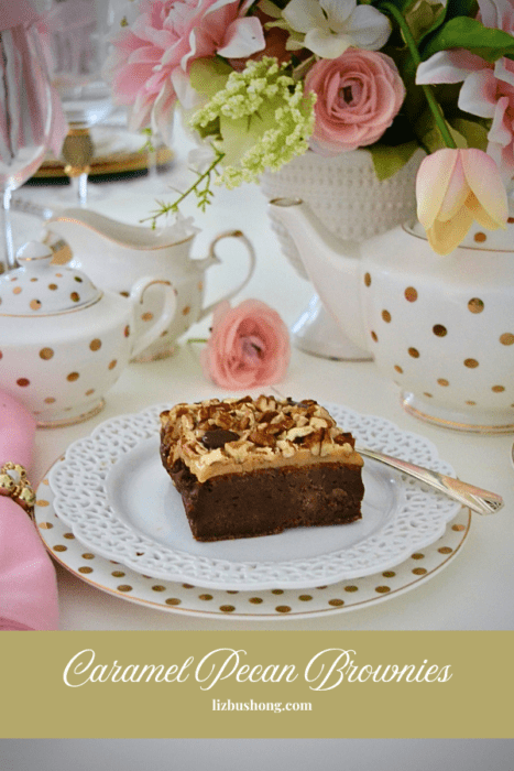 How to Make Caramel Pecan Brownies lizbushong.com