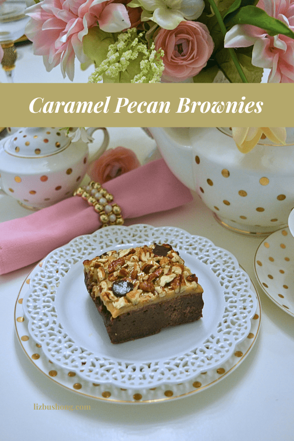 How to Make Caramel Pecan Brownies lizbushong.com
