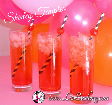 Bridal shower Shirley Temple Drinks lizbushong.com