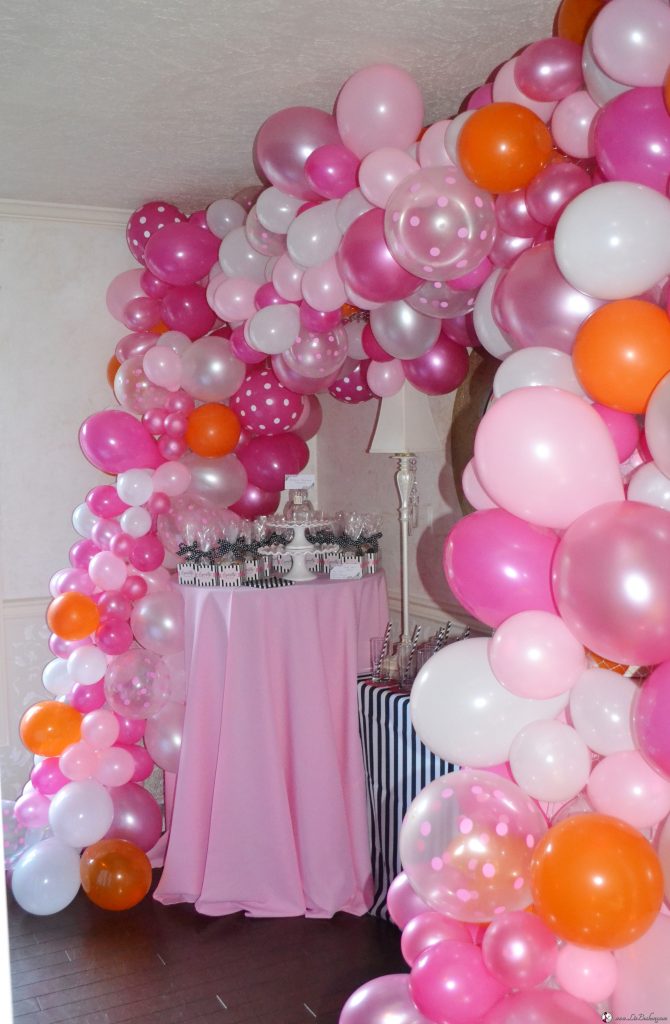 Bridal shower balloon arch lizbushong.com
