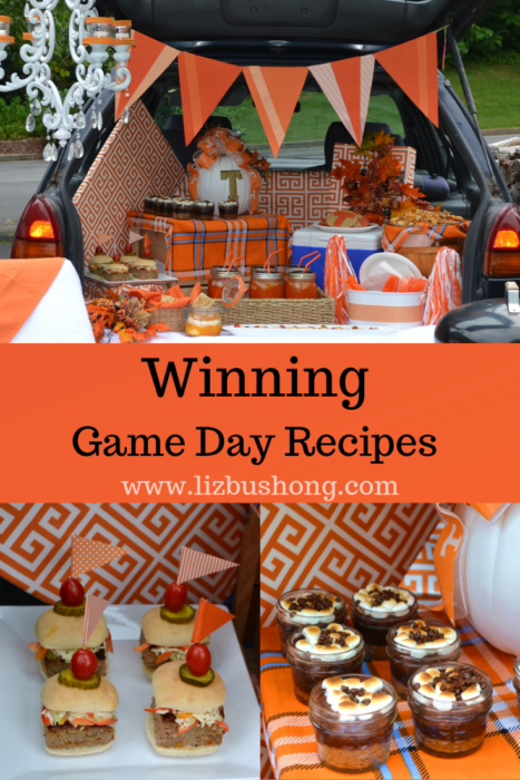Game Day Recipes. lizbushong.compng
