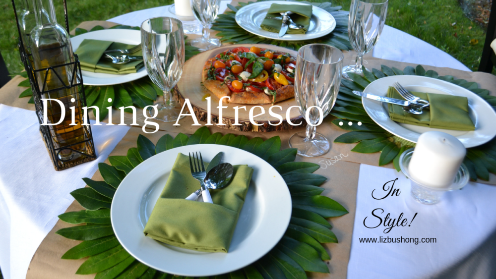 You tube video- Dining Alfresco ...