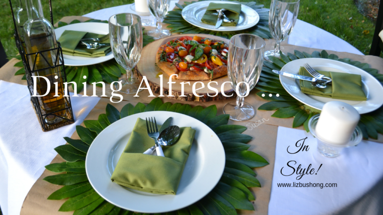 DIY Dining Alfresco Tabletop & Recipe