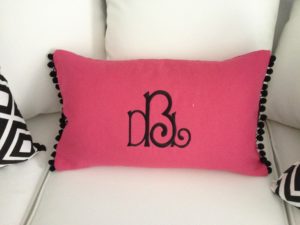 Hot Pink Blacka nd White Office Decor- Lizbushong.