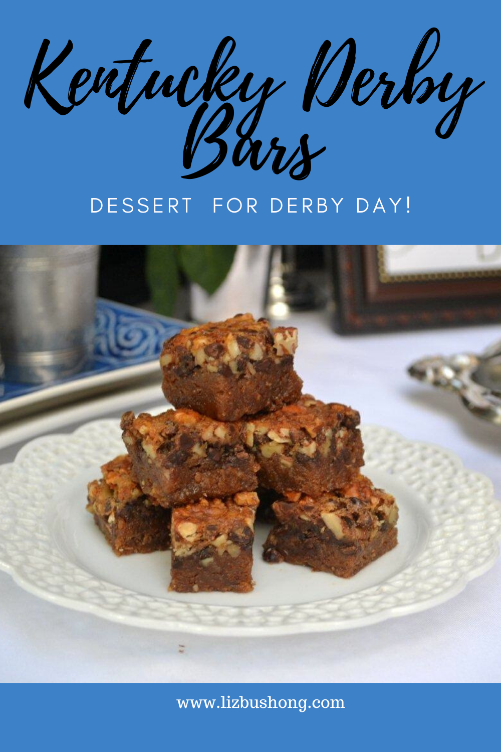 Kentucky Derby Bars Recipe- lizbushong.com