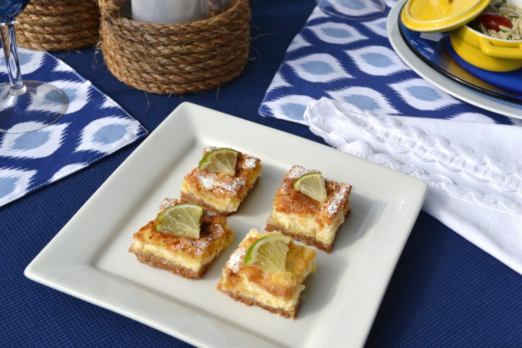 Key Lime Cheesecake Bars