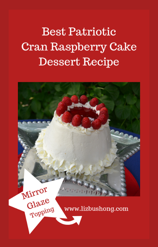 How to make Cran Raspberry Mirror Glazed Pound Cake lizbushong.com