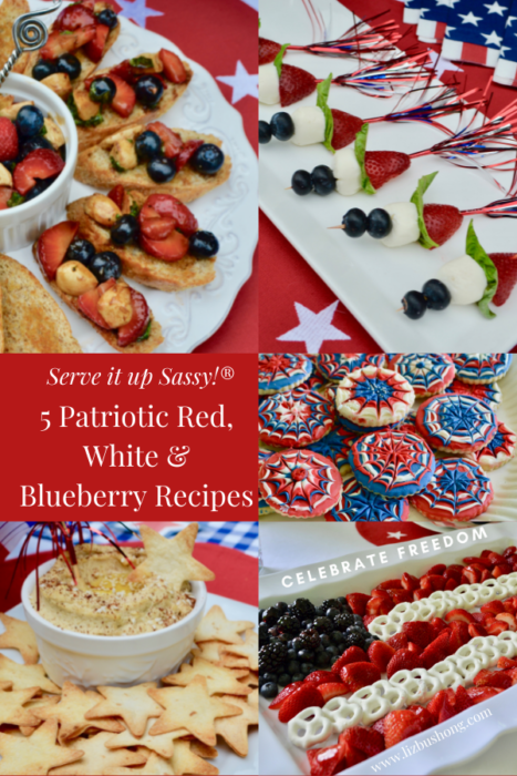 How to make patriotic red, white blueberry recipes lizbushong.com