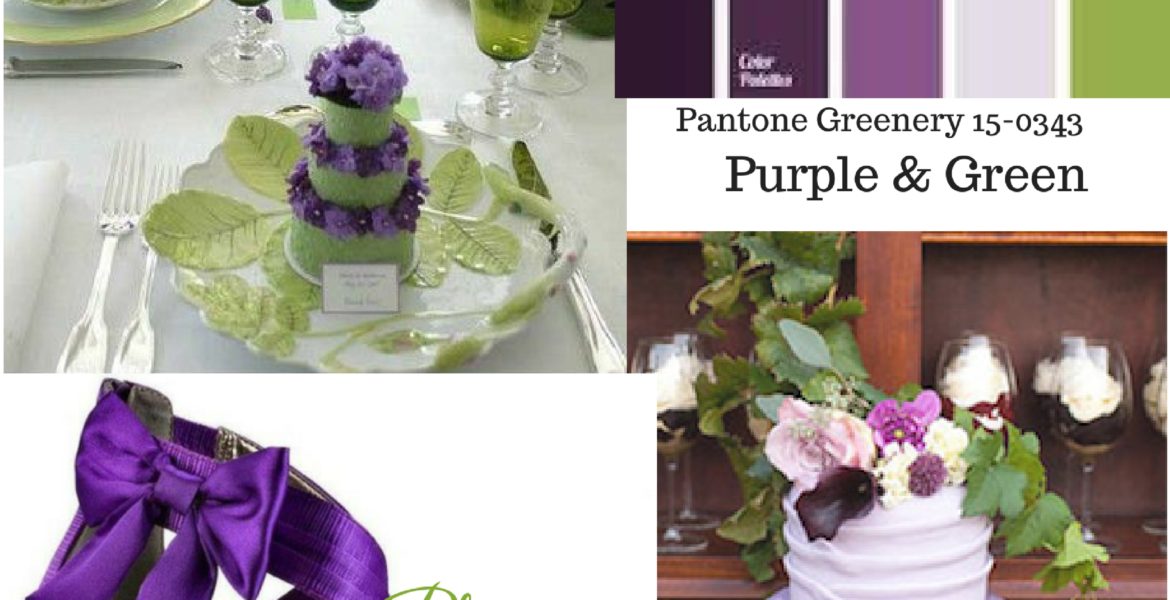 Wedding Inspiration Board-Shades of Purple & Green