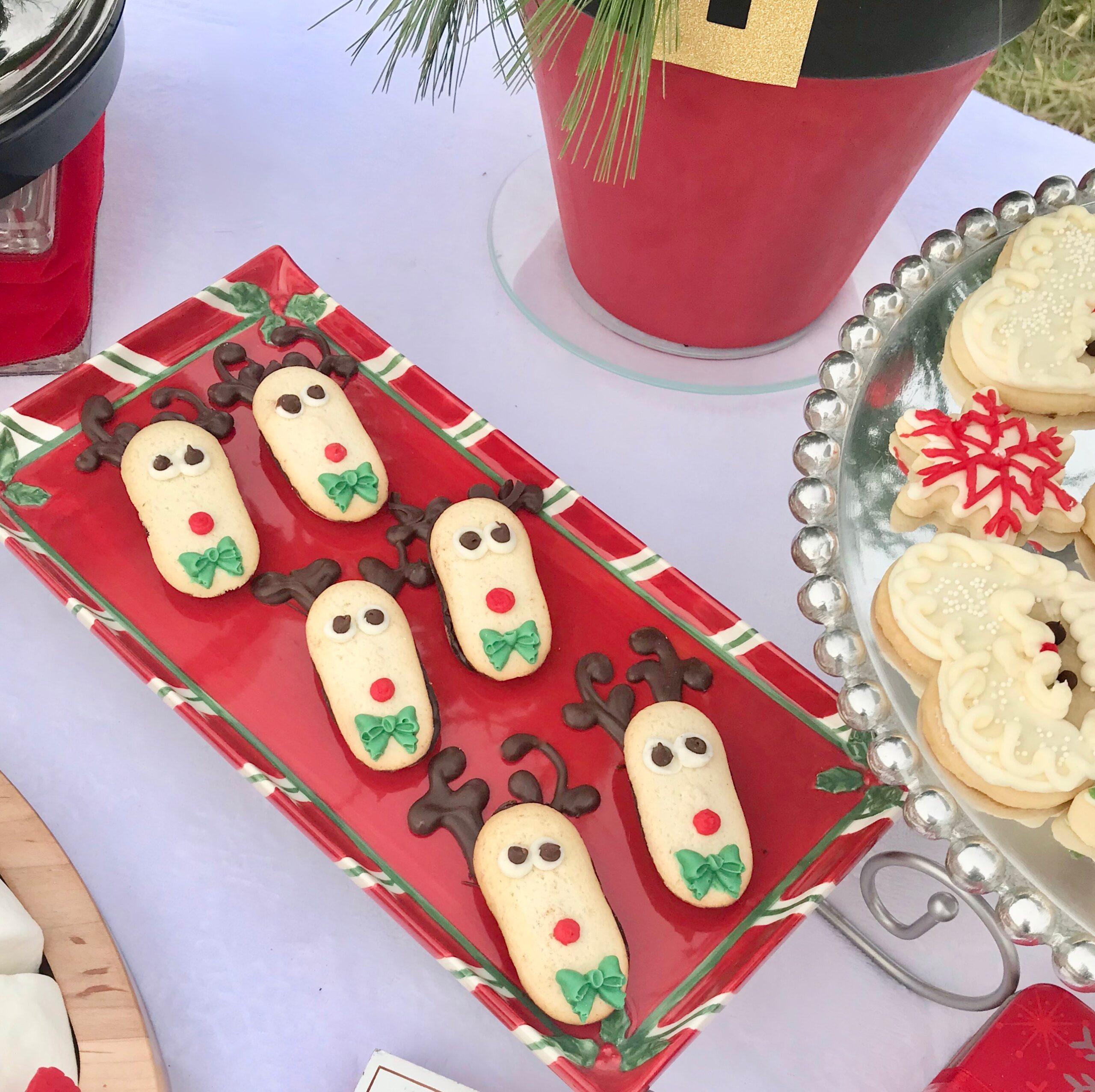 Elf Tray Mini Baking Sheet w/Christmas Cookies