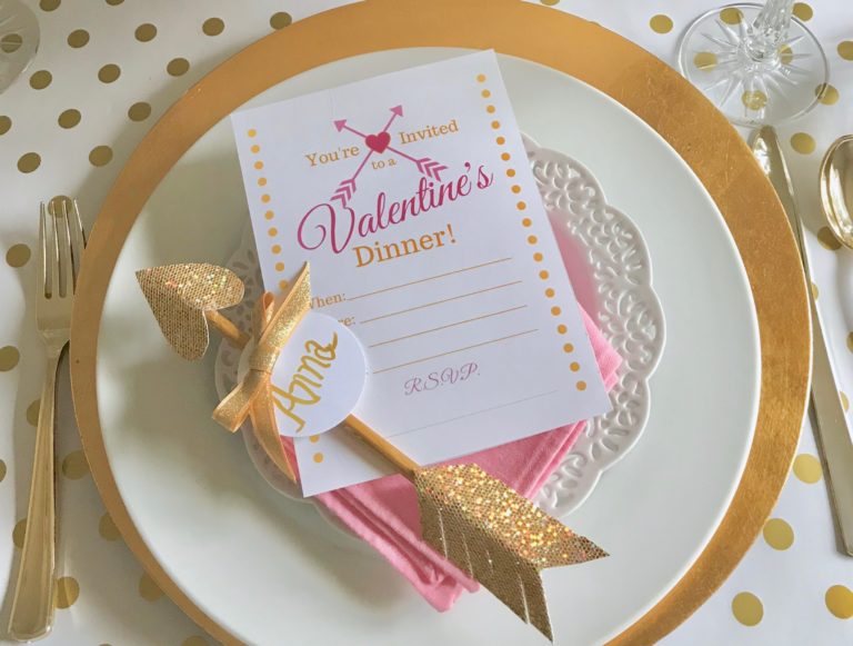 DIY Best Pink and Gold Table Setting