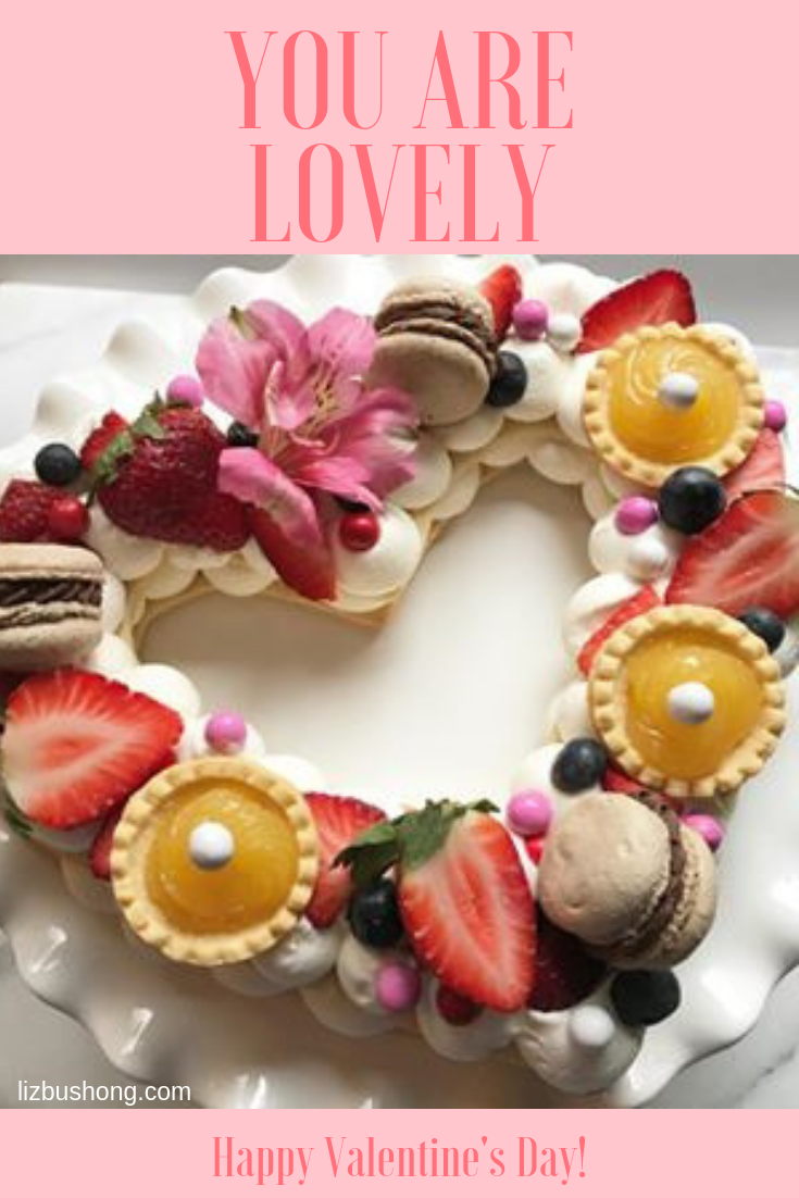 French Creme Heart Tart Valentine Graphic