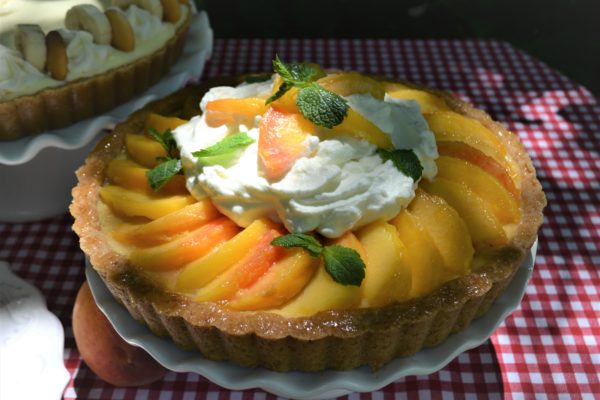 Slice of Summer Pies- Peach Cream Pie-lizbushong.com