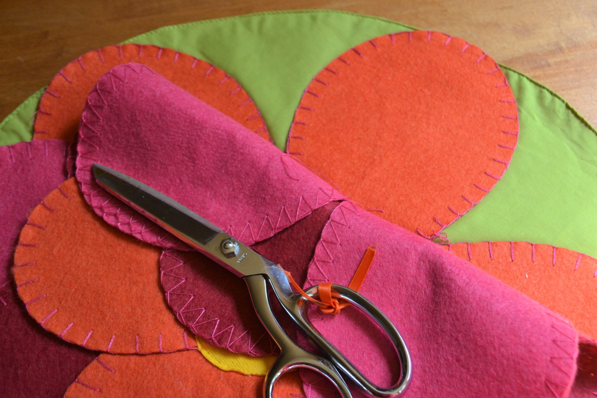 DIY Blooming Flower Placemat Liz Bushong