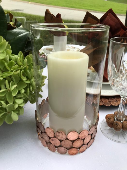 Copper Pennies Candle-lizbushon g.com