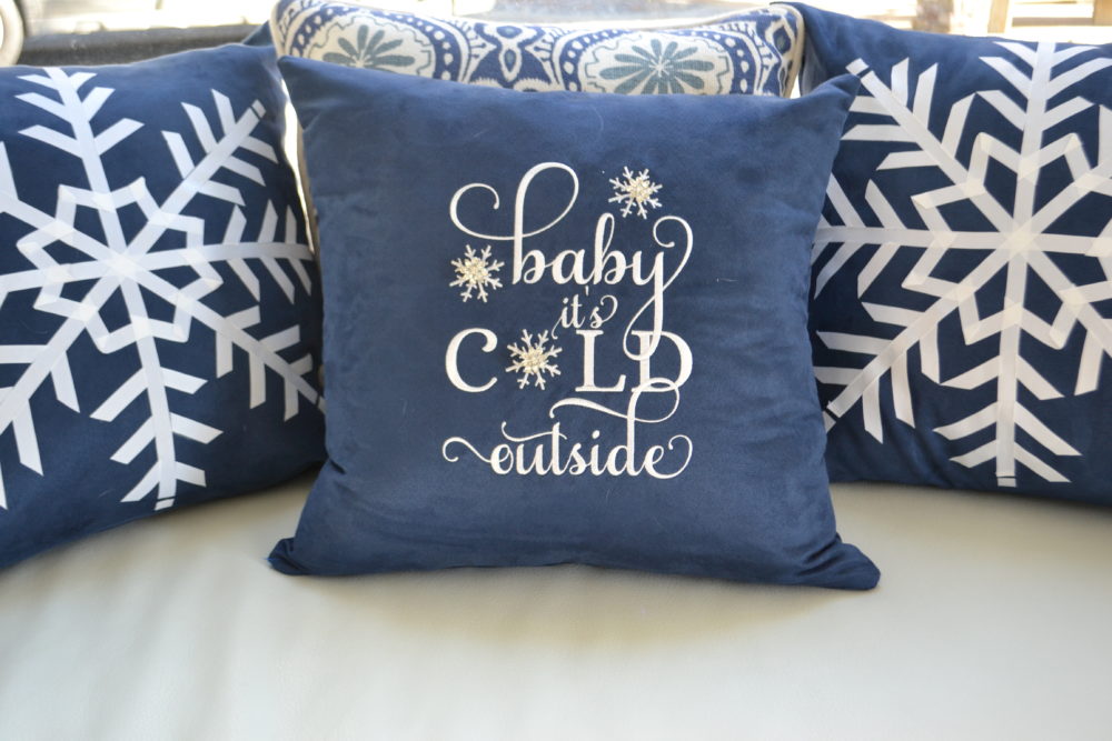 Baby Cold Outside pillow-lizbushong.com