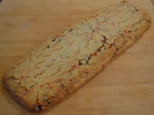 Baked Biscotti log =lizbushong.com