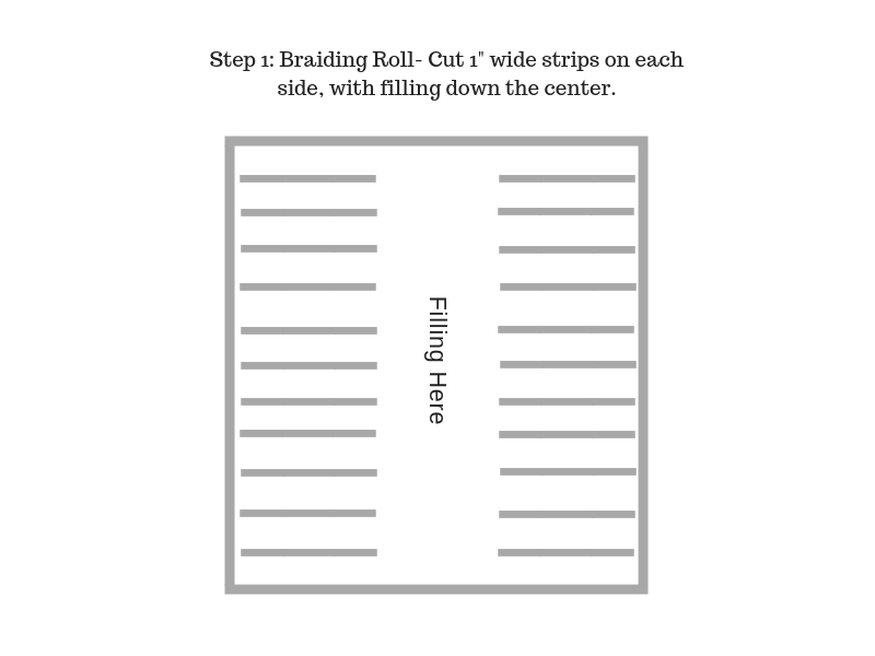 Almond Roll Braid Instructions