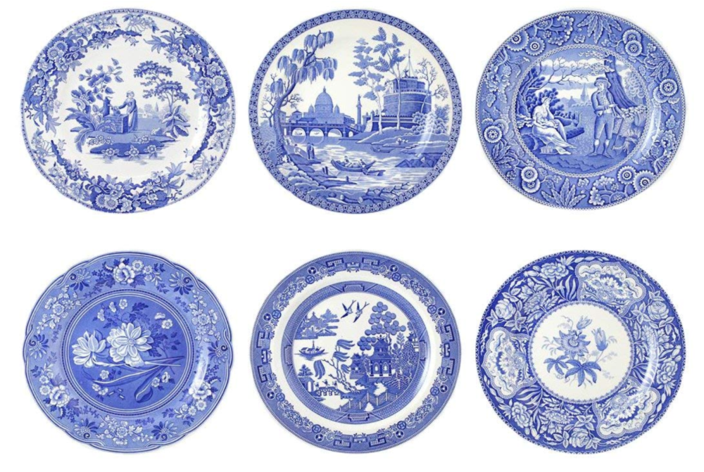 Blue Salad plates- lizbushong.com