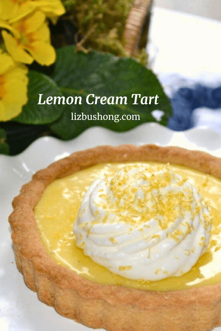 How to Make Lemon Cream Tarts lizbushong.com 