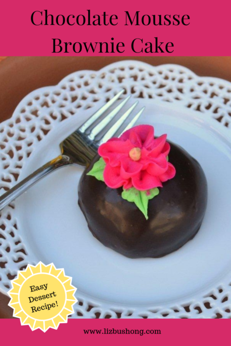 Mini Dome Chocolate Mousse Brownie Cake