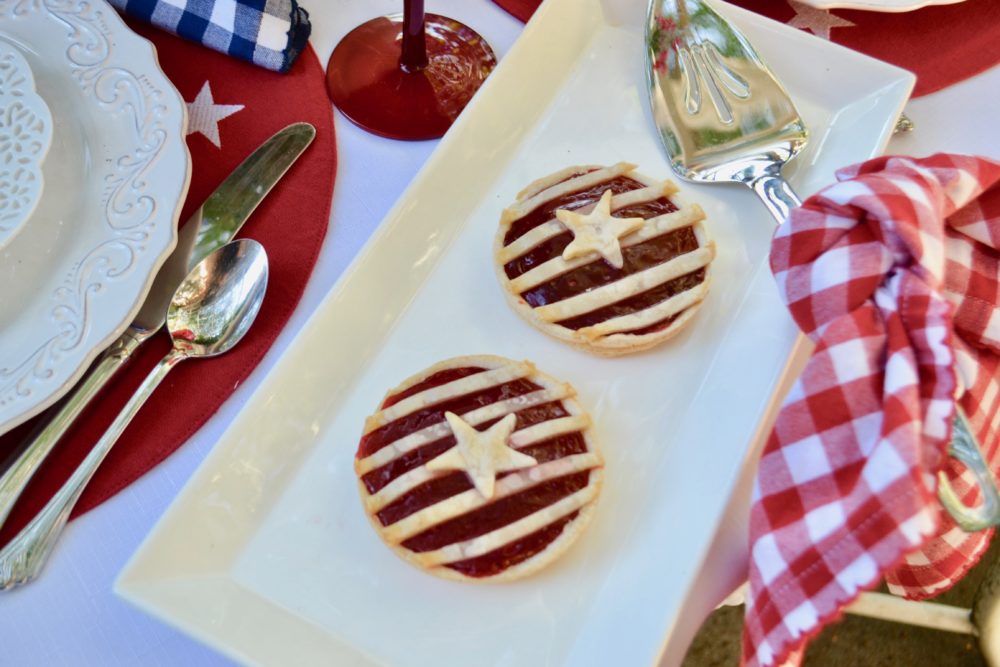 Stars n Stripes Red white and blue dessert- lizbushong.com