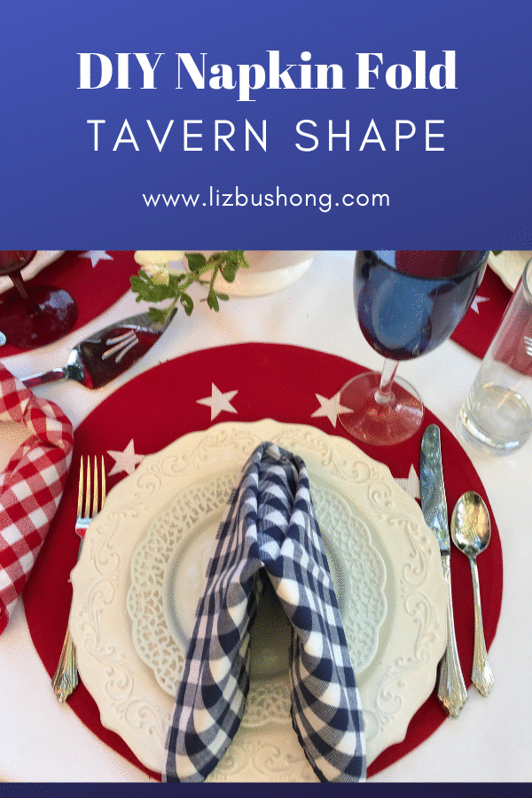 Napkin Fold Technique|Tavern Shape - Liz Bushong