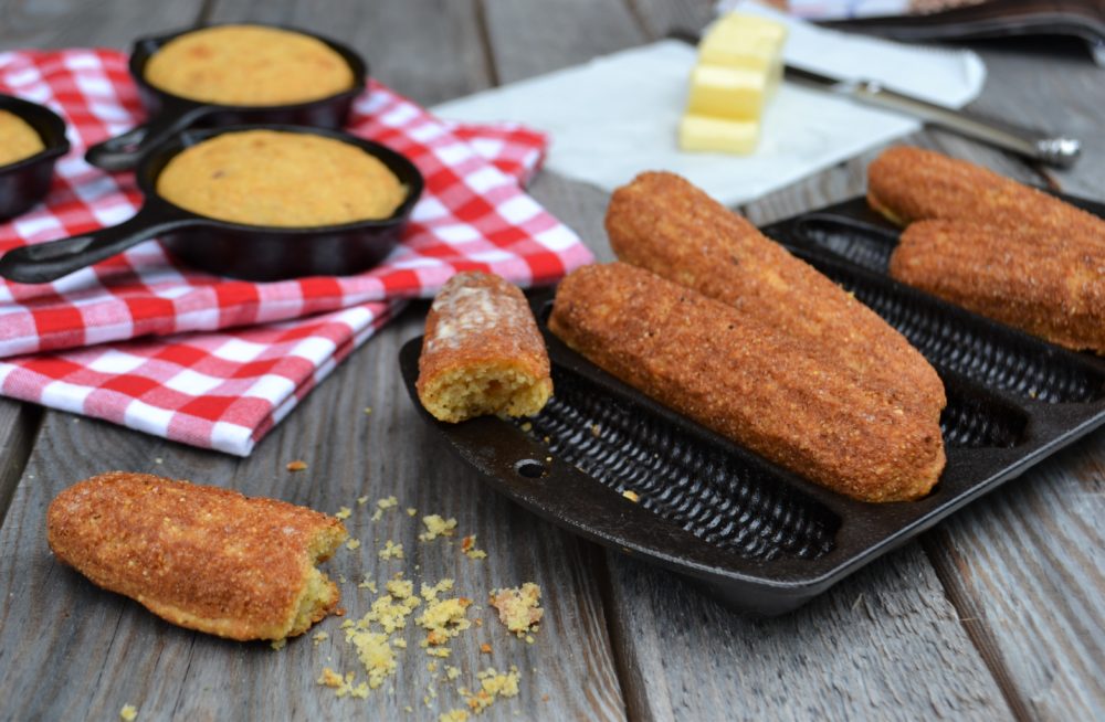 Corn Bread Sticks Recipe…This cast iron corn stick pan takes me