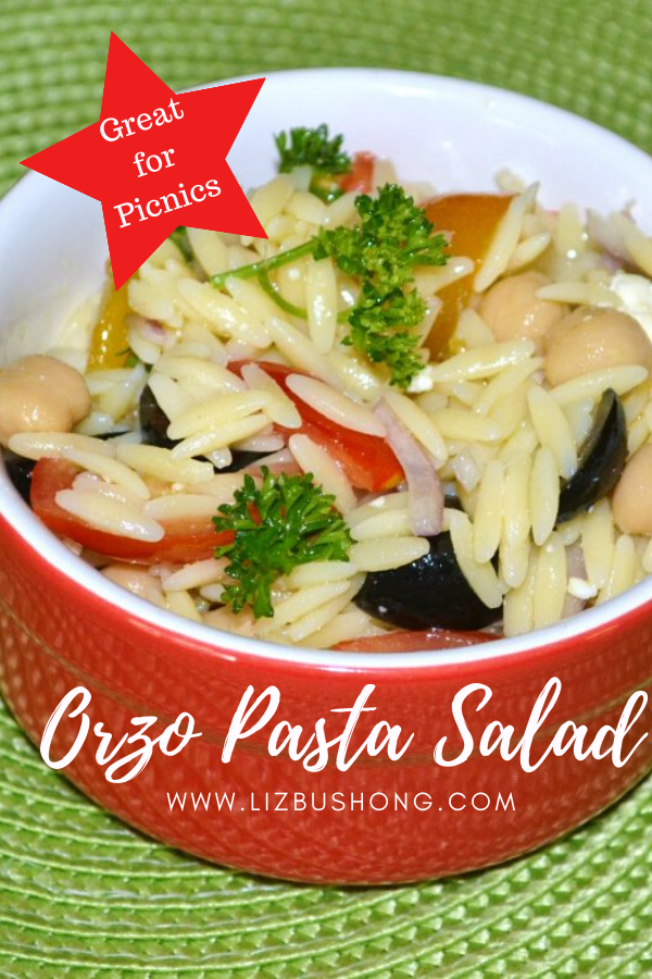 Orzo Tomato Salad Recipe lizbushong.com