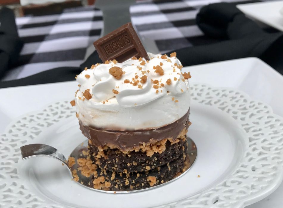 Triple Brownie Ganache S'More Mini Cake- lizbushong.com