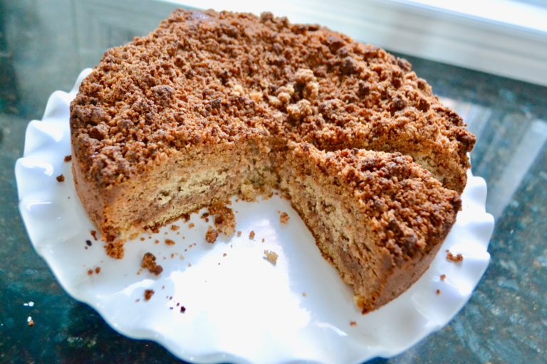 Super Moist Pecan Streusel Coffee Cake Recipe